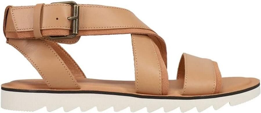 Platte sandalen voor dames met lusdetail