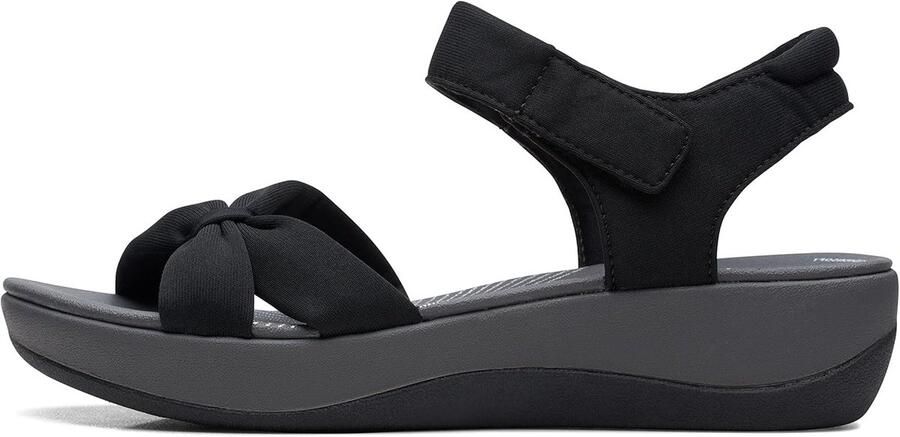 Platte Sandalen Zomerschoenen Dames Casual Wandelen Verstelbare Bandjes 25.4 x Zwart