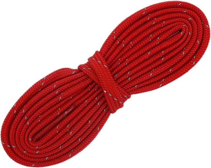 Platte Schoenlaces Schoenveters Schoenen Vernieuwen Reflecterend Materiaal 50- Rood