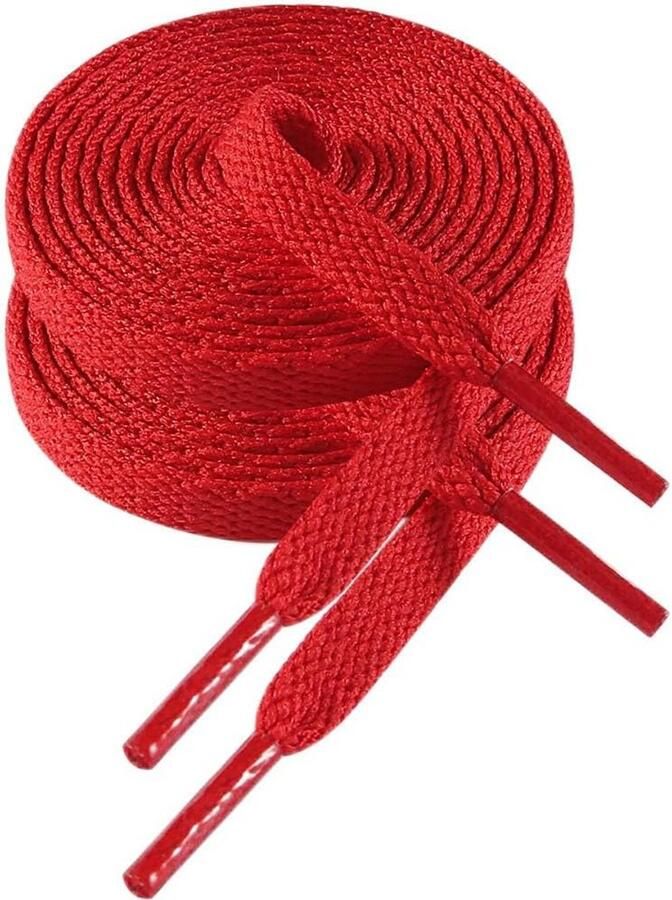 Platte Schoenveters voor Sneakers en Sportschoenen 8mm Breedte