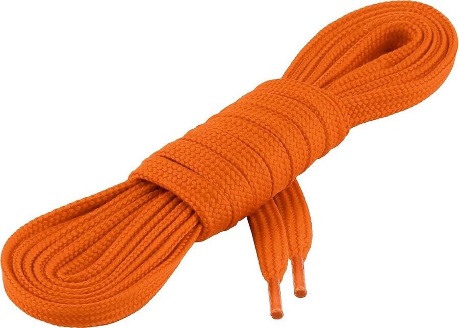 Platte Schoenveters 100% Polyester Breedte 7 mm 18 Kleuren 60