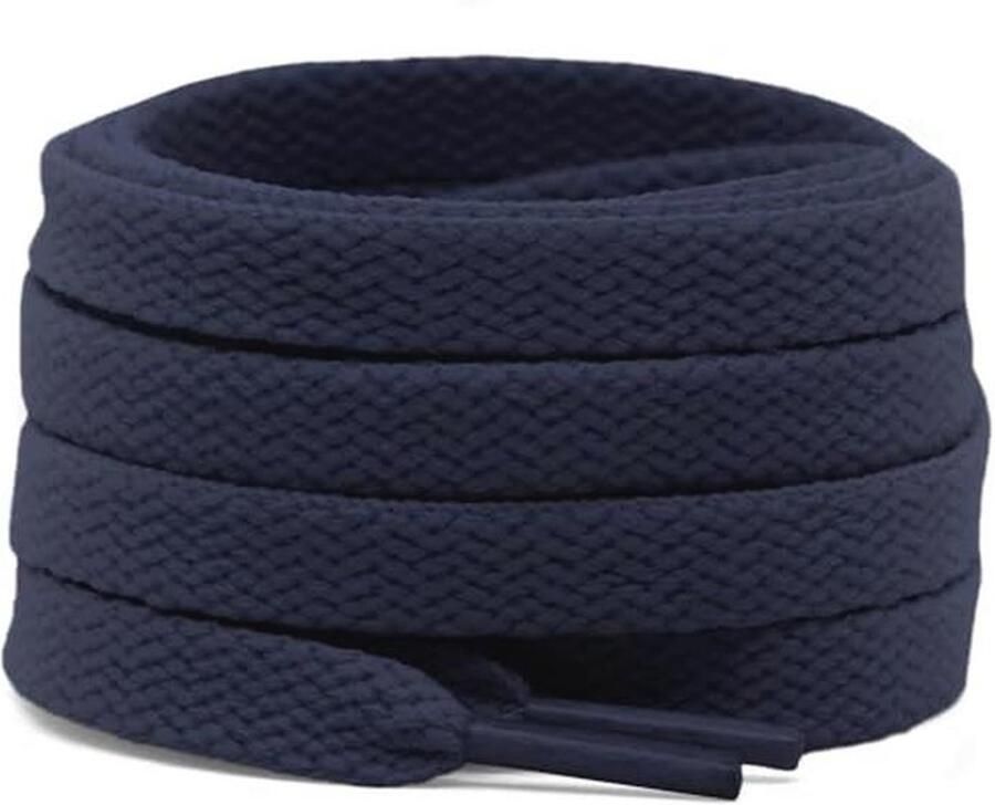 Platte schoenveters 5 16 voor sneakers en laarzen 2 paar