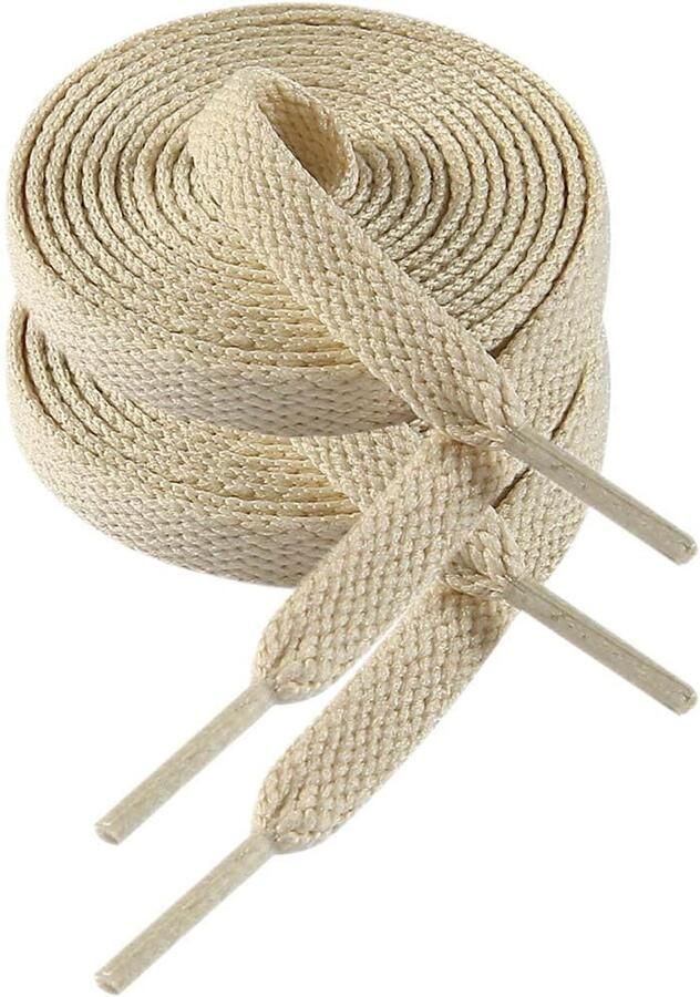 Platte Schoenveters Sneaker Veters Schoenvernieuwing 8mm Brede Kwaliteit Lengtes Veelzijdig