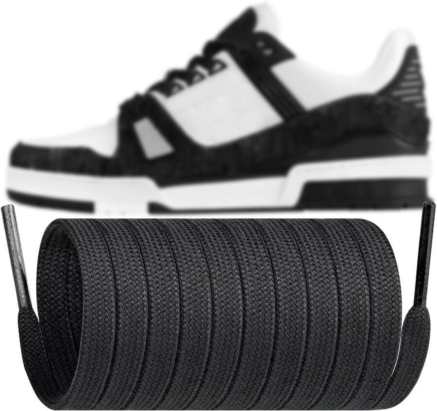 Platte schoenveters voor Louis Vuitton schoenen vervangende shoelaces voor en