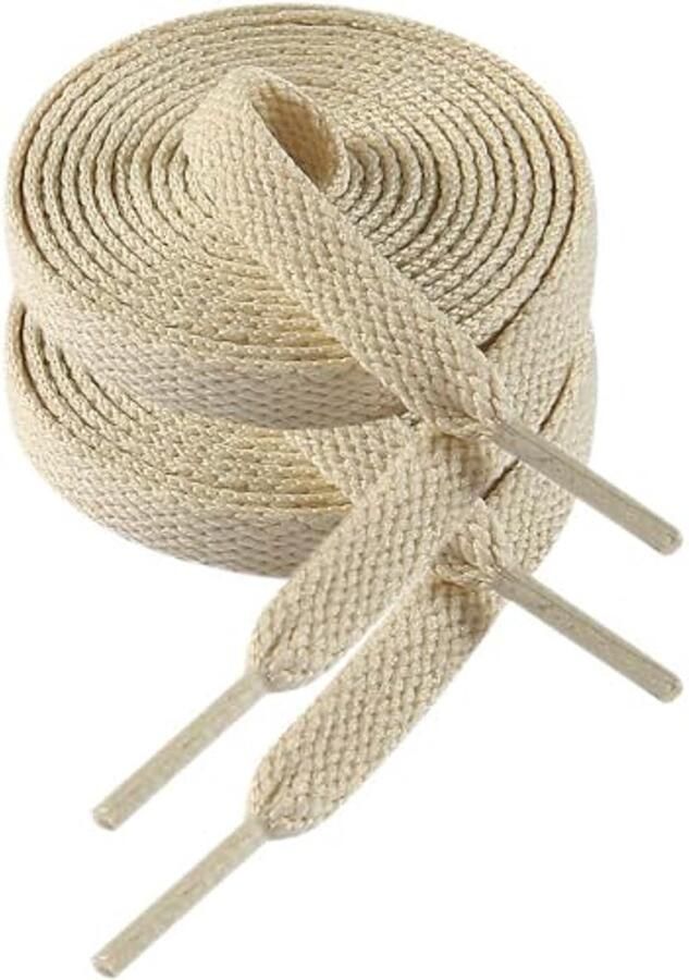 Platte Schoenveters voor Sneakers Hoogwaardige 8mm Breedte Geschikt voor Alle Schoenen