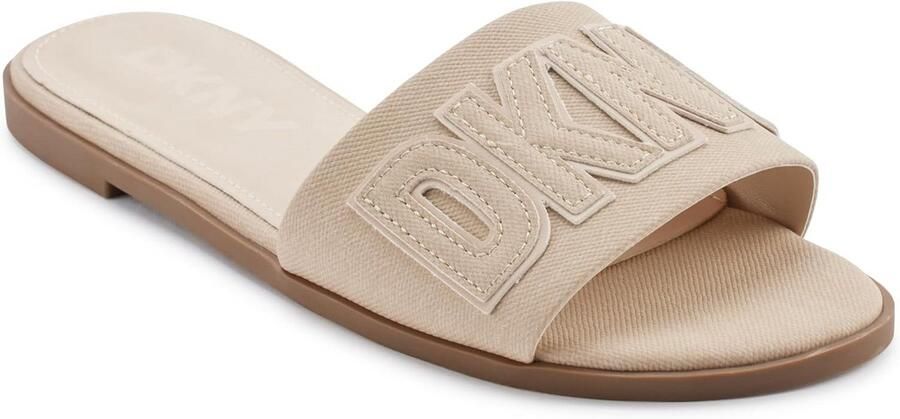 Platte Slide Sandalen voor Dames met Logo