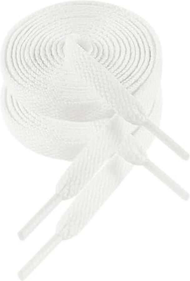 Platte Sneakers Veters 8mm Breedte Geschikt voor Veterschoenen