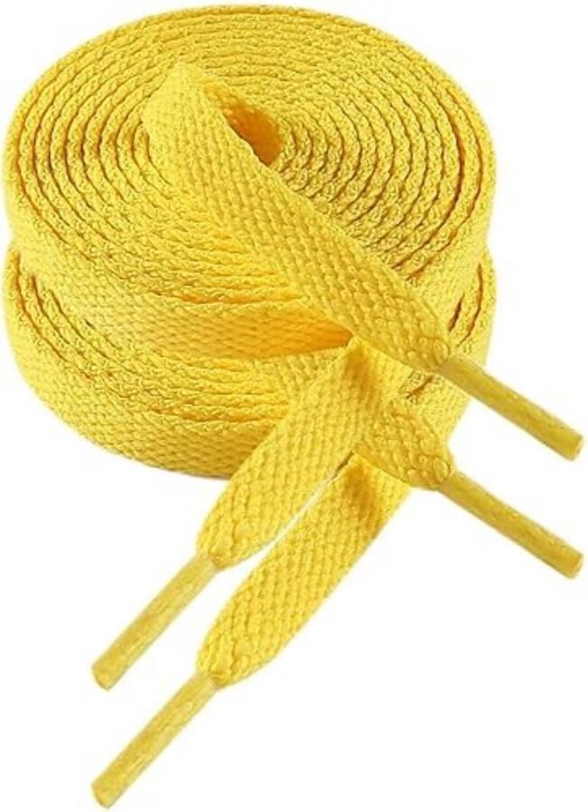 Polyester platte sneaker veters 8mm breed 4 veters sneakerveters hoogwaardige sportveters reserveonderdelen voor sportveters canvas witte schoenen sport en casualschoenveters
