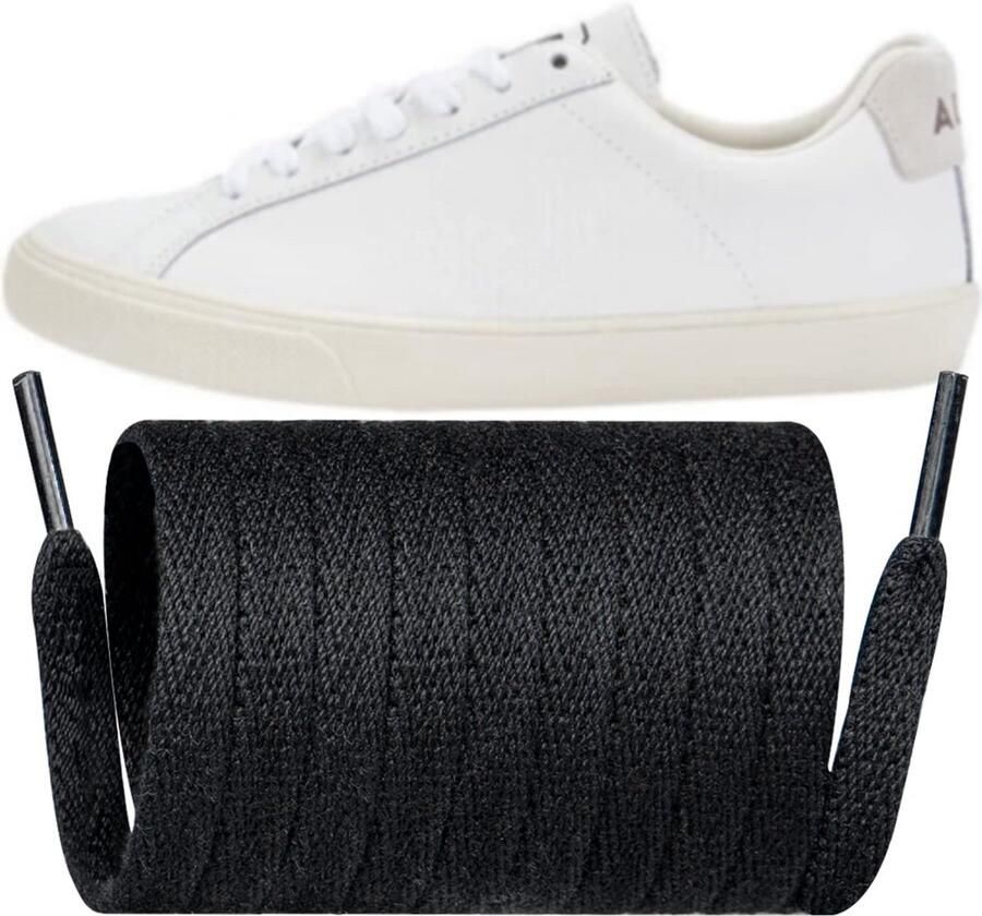 Platte vervangende schoenveters voor populaire sneakers 1 paar