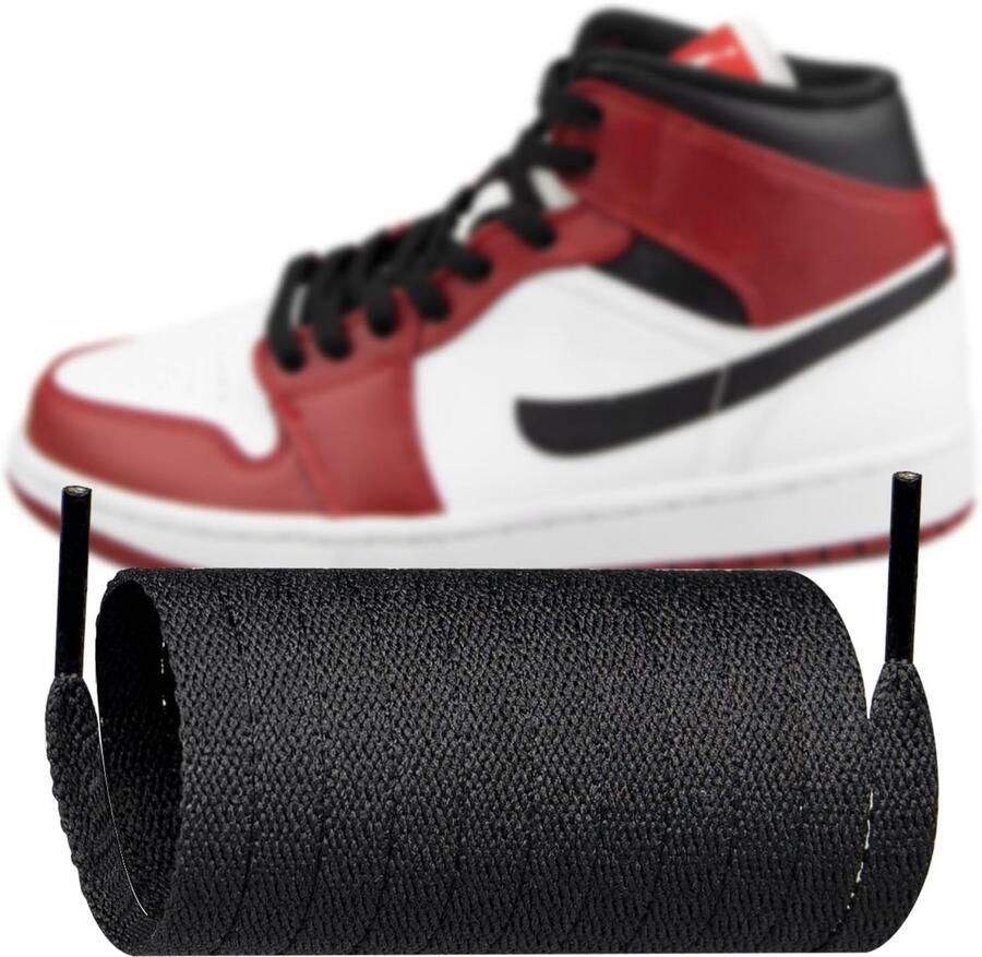 Platte Vervangende Schoenveters voor Sneakers (Passend voor modellen)