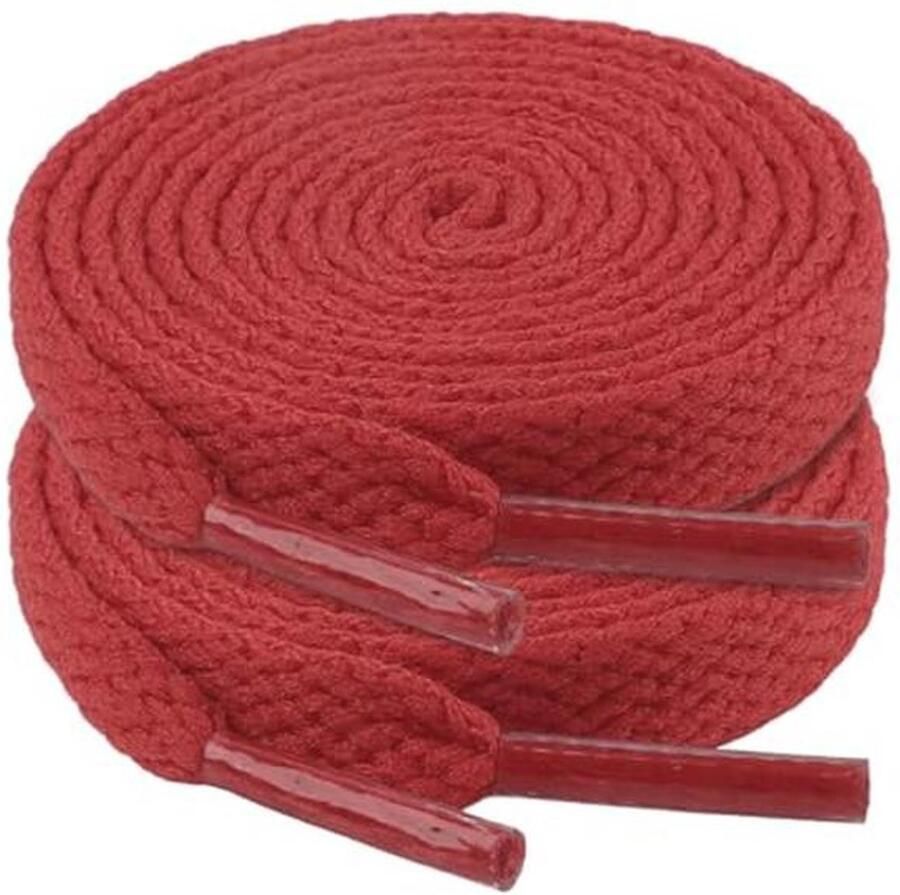 Platte Veters Vervangende Schoenveters voor Volwassenen Uniseks Scheurvast en Makkelijk Schoon te Maken