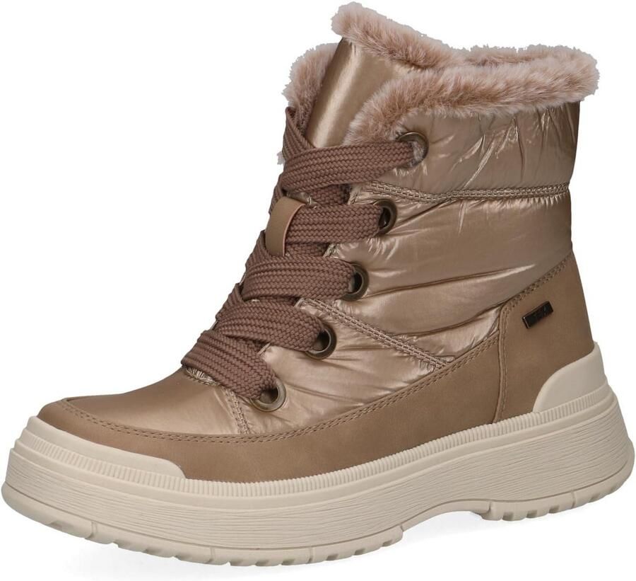 Platte Veterschoenen Dames met Warme Voering en TEX-Membraan