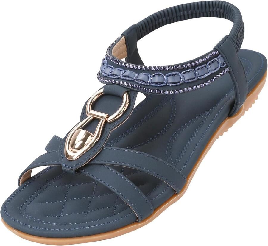 Platte Zomersandalen Dames Comfortabele Vrijetijdsschoenen met Zacht Voetbed en Antislip