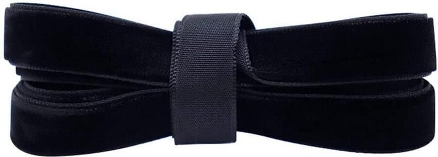 Platte Zwarte Fluvelen Schoen Veters Brede Vervangende Veters voor Sneakers Laarzen en Wandelschoenen