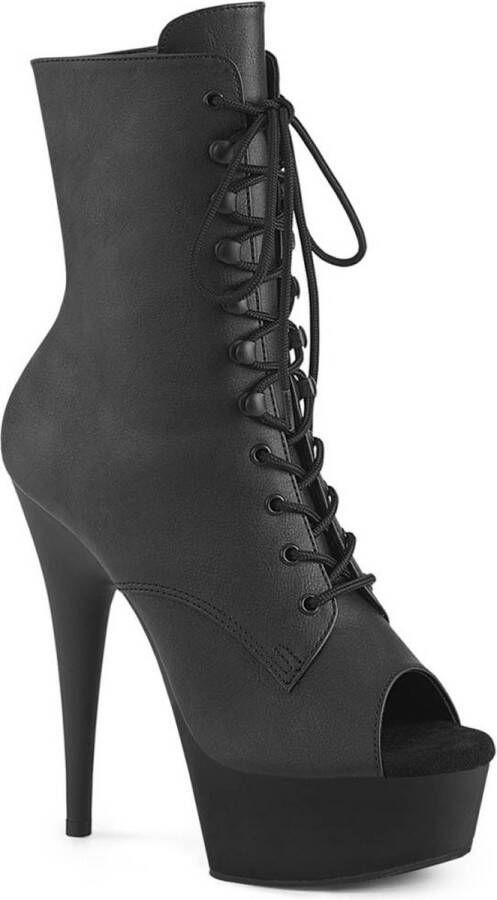 Pleaser DELIGHT-1021 Plateau Laarzen 41 Shoes Zwart