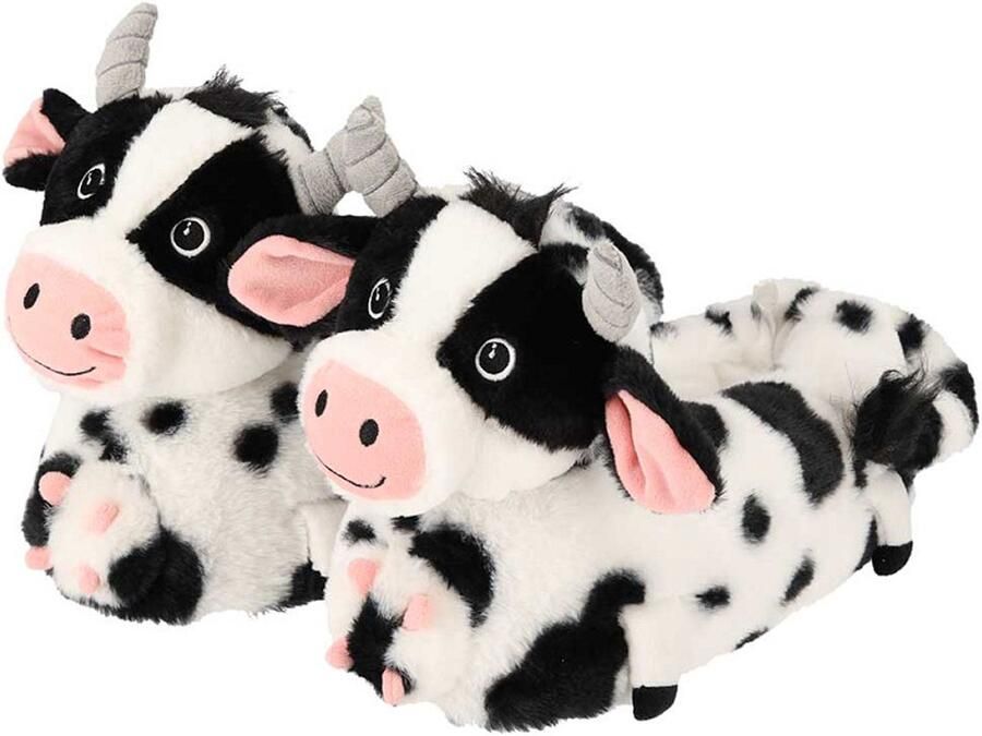 Sloffen dieren Koeien pantoffels dames Dierensloffen Sloffen dames koe- Dames