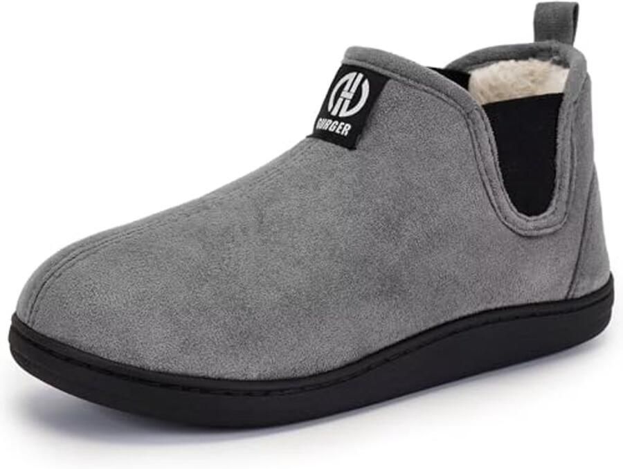 Pluche Gevoerde Pantoffels Unisex Comfortabele Chelsea Boots voor Binnen