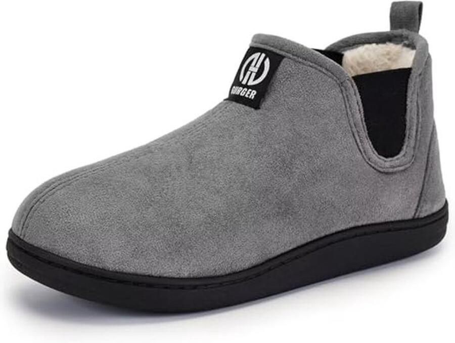 Pluche Gevoerde Pantoffels Unisex Comfortabele Chelsea Boots voor Binnen