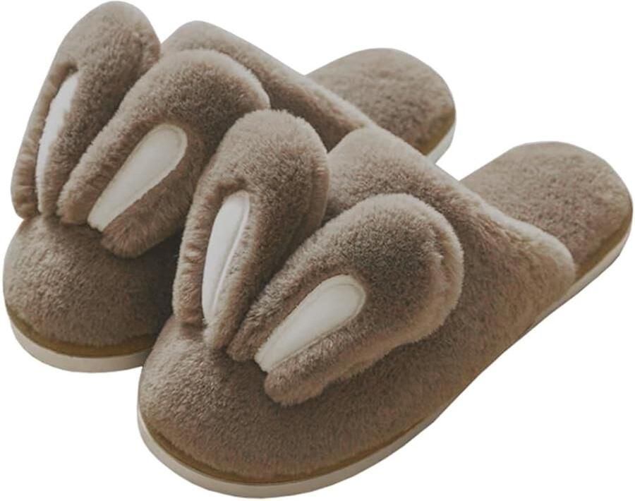 Pluche Konijnen Pantoffels Warm & Comfortabel