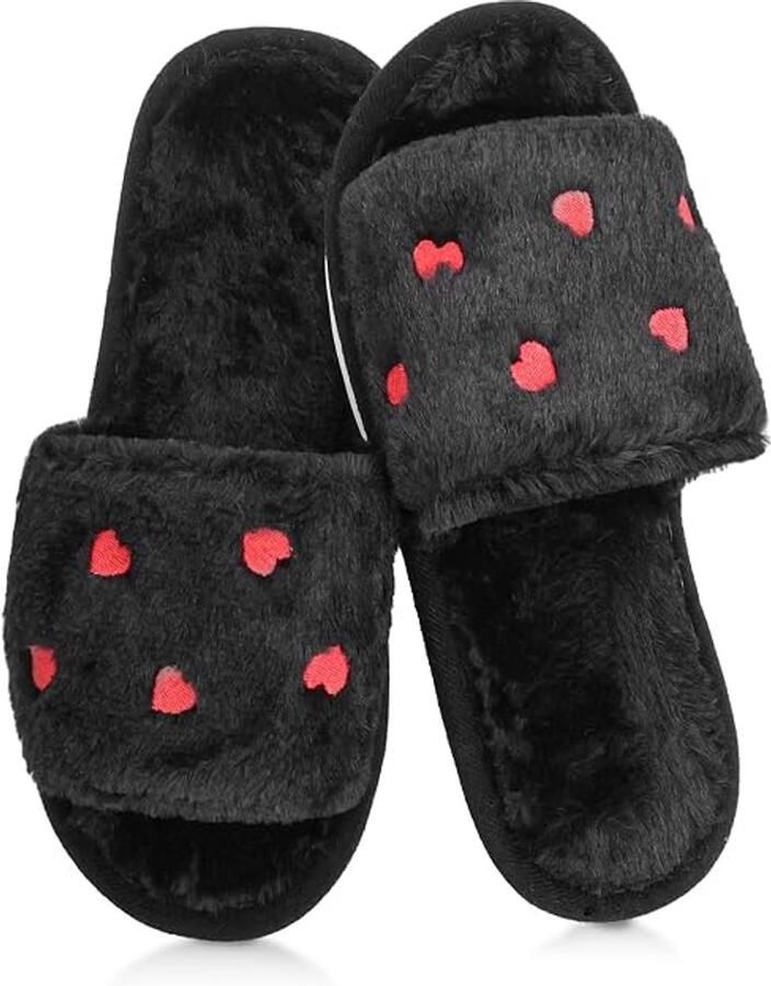 Pluche pantoffels voor dames warme winterpantoffels )