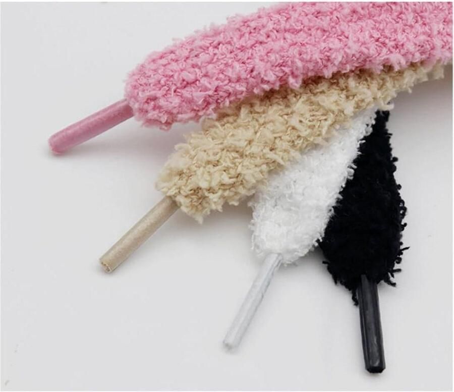 Pluche Platte Schoenveters Zachte Veters Schoenen Opknappen Ultra Zacht Materiaal x Kleuren
