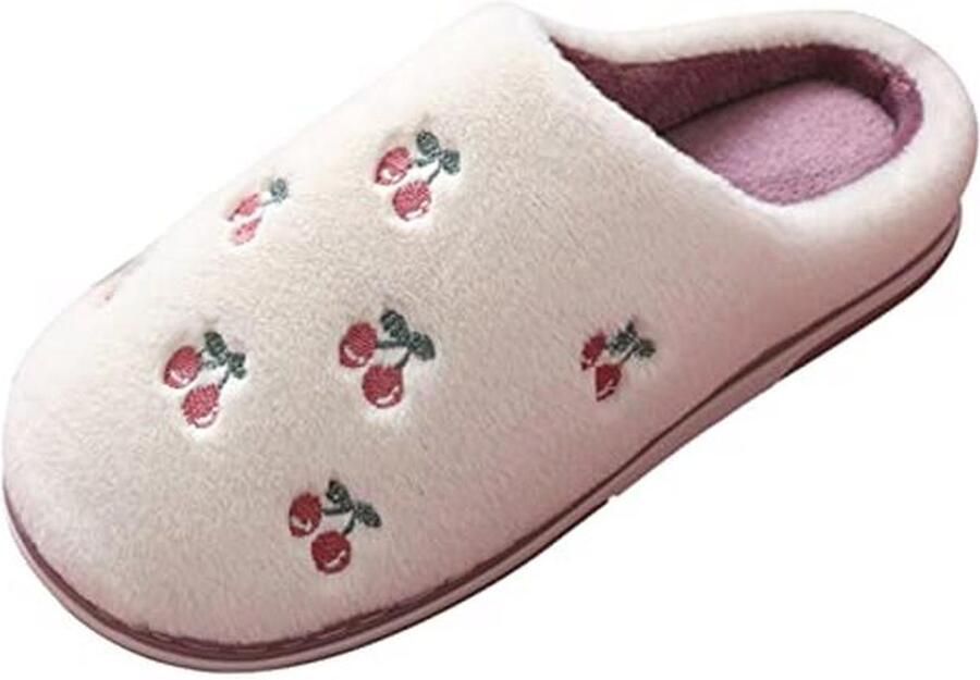 Pluche Slippers voor Dames Warme en Comfortabele Huisschoenen voor Binnen en Buiten
