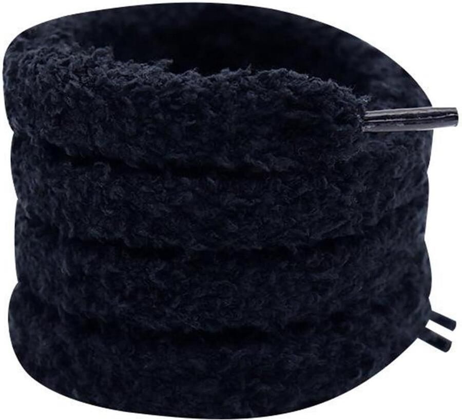 Pluche Veters Brede Veters Schoenen Versieren Zachte Textuur Breed Meerdere Kleuren
