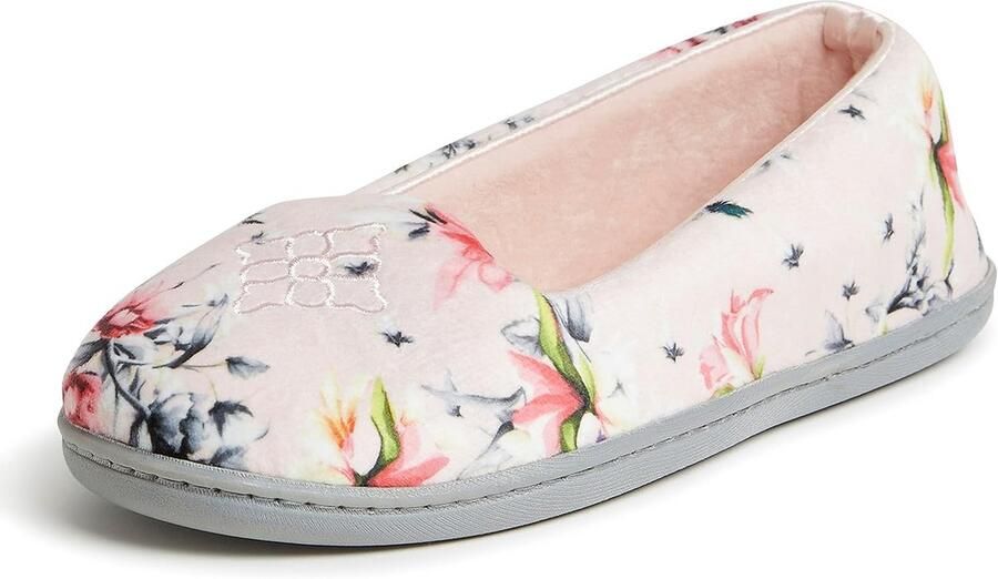 Pluchen Velours Pantoffels met Traagschuim voor Dames