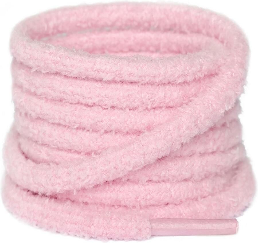 Ronde Pluche Veters Dikke Harige Schoenveters voor Sport en Casual