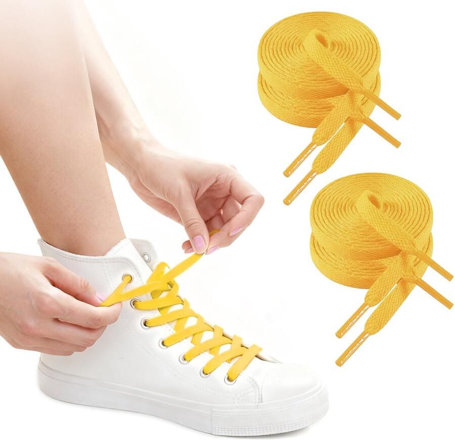 Polyester platte sneaker veters 8mm breed 4 veters sneakerveters hoogwaardige sportveters reserveonderdelen voor sportveters canvas witte schoenen sport en casualschoenveters