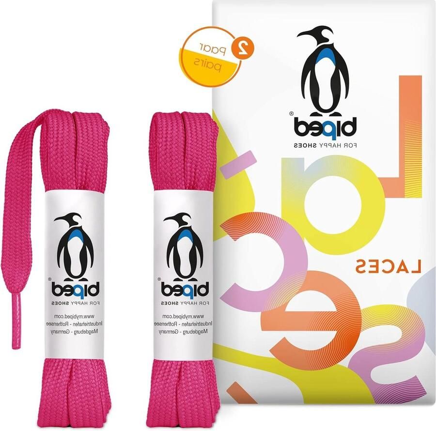 Polyester Veters Platte Schoenveters Schoenen Vernieuwen Scheurvast En Wasbaar 10 mm Breed Roze