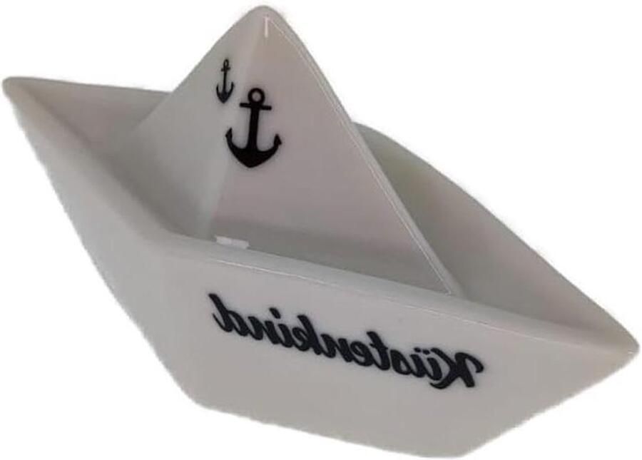 Porseleinen Papieren Boot Maritieme Decoratie Schip Feesttafel Versieren Handgemaakt Ontwerp 10 x Wit