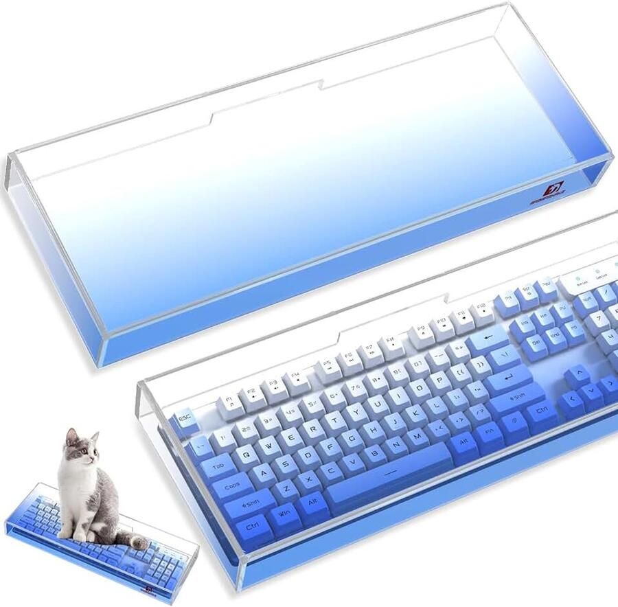 Premium Acryl 98-Key Toetsenbord Cover Stofkap Waterdicht Anti-Knock Clear Toetsenbord Cover voor PC Mechanisch Gaming Toetsenbord 17 * 6 * 1 9 inch voor K61 K68 K87 K98