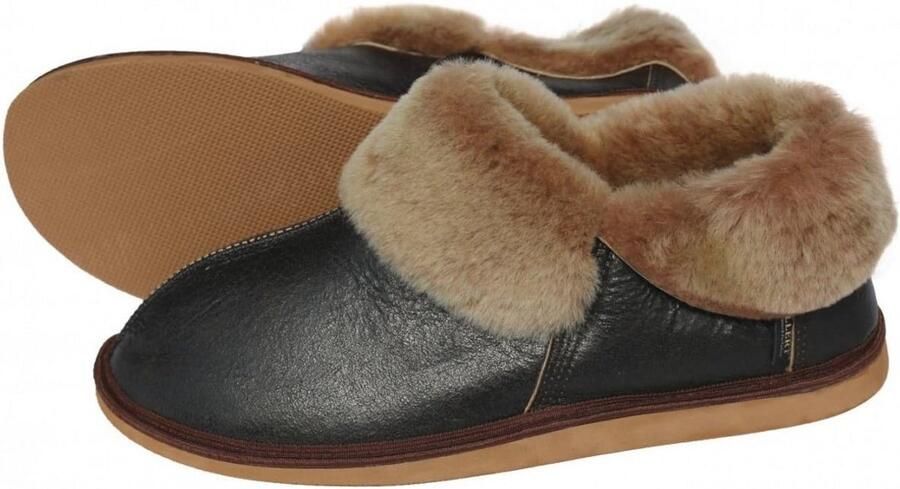 Premium Lamswol Slippers voor en Hoogwaardige Merino Schapenvacht Schoenen