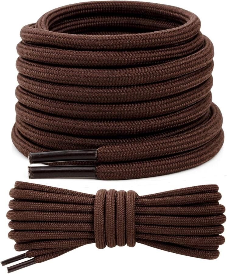 Premium Ronde Schoenveters Scheurbestendige Laces voor Sport- Hardloop- Werk- en Wandelschoenen Lengte 4.5 mm Diameter