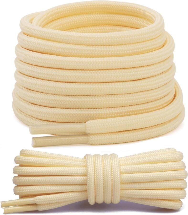 Premium Ronde Schoenveters van tot Scheurvaste Laces voor Sport- Werk- en Wandelschoenen 4.5 mm Dikte