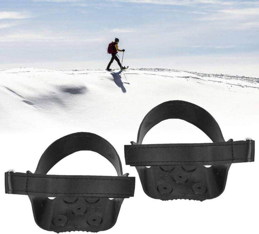 Premium Stijgijzers met Siliconen Schoengrip voor Klimmen en Wandelschoenen