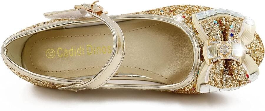 Prinsessenschoenen met pailletten antislip dansschoenen met hakken voor meisjes kinderschoenen voor feest verjaardag bruiloft