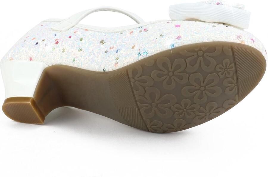 Prinsessenschoenen met pailletten antislip dansschoenen met hakken voor meisjes kinderschoenen voor feest verjaardag bruiloft