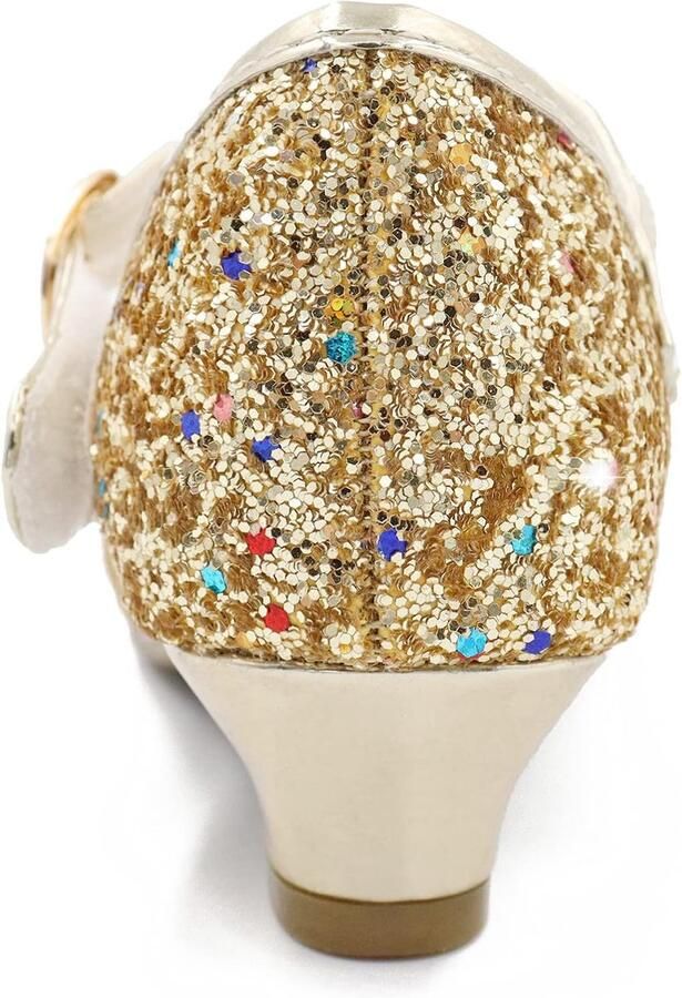Prinsessenschoenen met pailletten antislip dansschoenen met hakken voor meisjes kinderschoenen voor feest verjaardag bruiloft