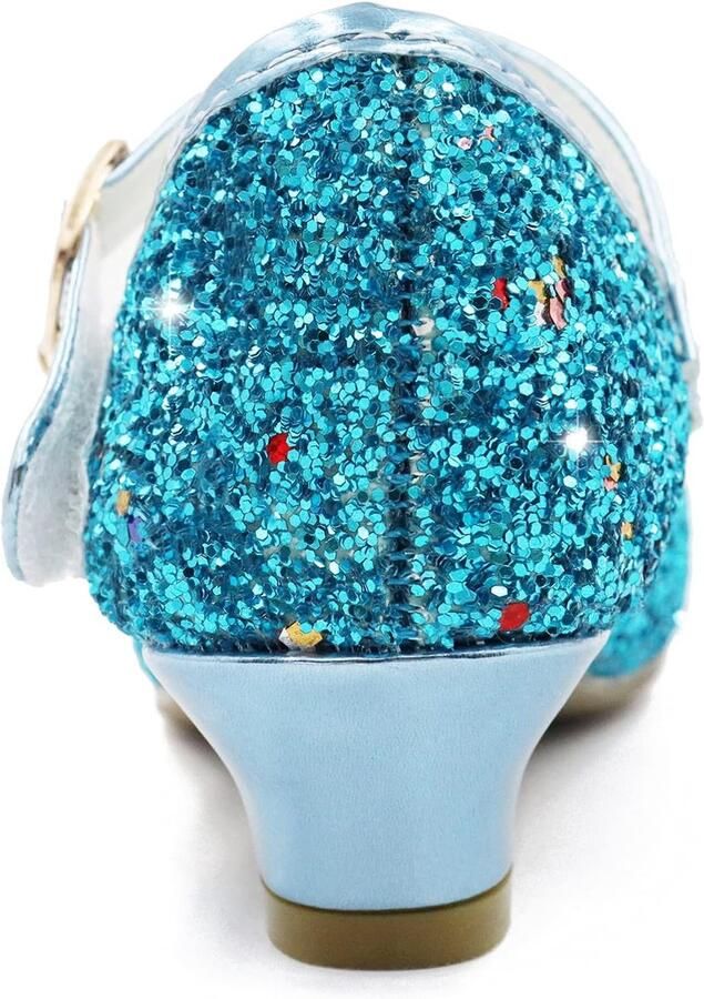 Prinsessenschoenen met pailletten antislip dansschoenen met hakken voor meisjes kinderschoenen voor feest verjaardag bruiloft