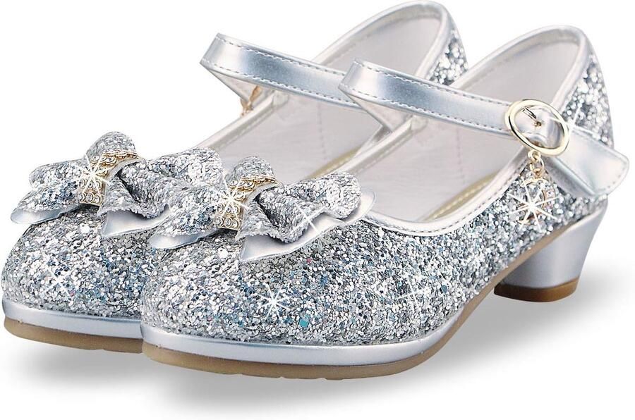 Prinsessenschoenen voor meisjes hoge hakken sandalen pailletten party pumps voor kinderen