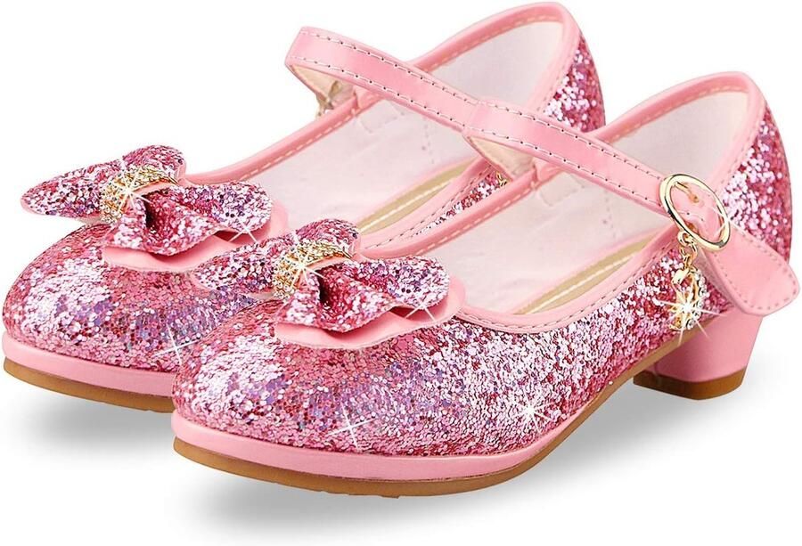 Prinsessenschoenen voor meisjes hoge hakken sandalen pailletten party pumps voor kinderen