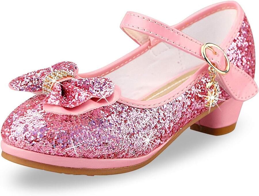 Prinsessenschoenen voor meisjes hoge hakken sandalen pailletten party pumps voor kinderen