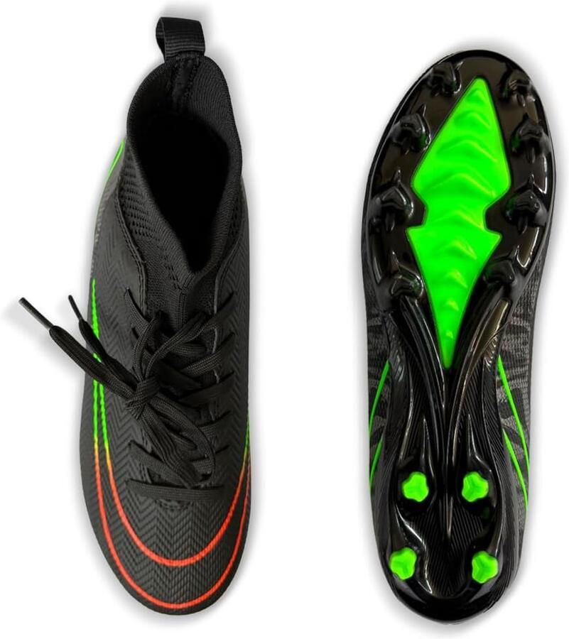 Professionele Atletiek- en Voetbalschoenen met Spikes en Noppen Hoog Model Uniseks Kinderen