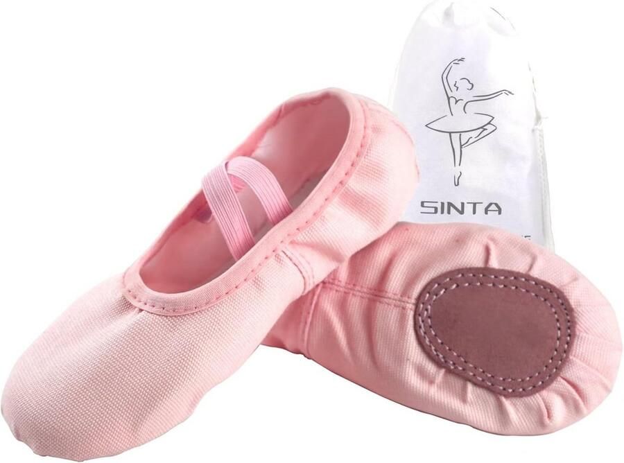 Professionele Balletschoenen Canvas Splitzool voor Dames en Meisjes Geschikt voor Yoga en Gymnastiek