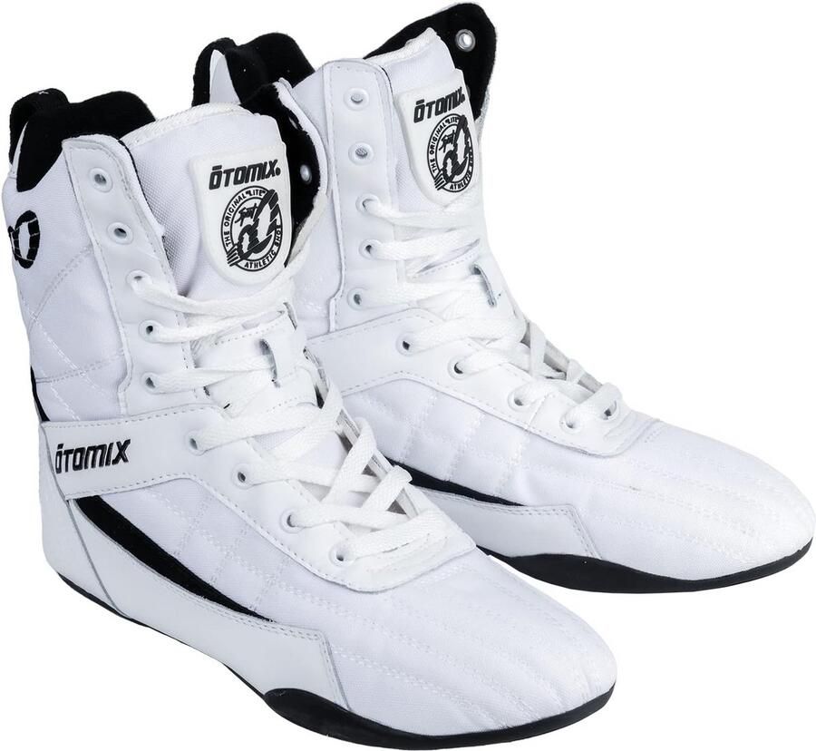 Professionele Boksschoenen Hoge Bovenkant Platte Zool voor Gewichtheffen Bodybuilding en Krachttraining