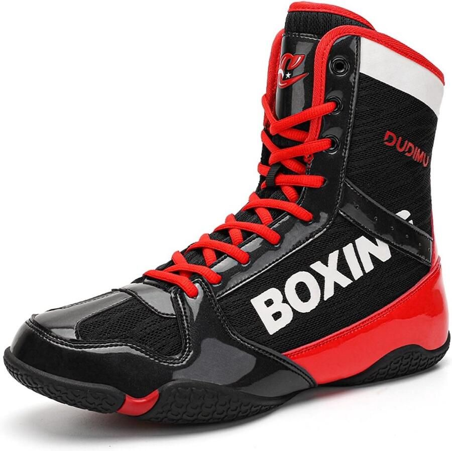 Professionele Boksschoenen voor Heren en Tieners Worstelen Kickboksen & Muay Thai Trainingsschoenen