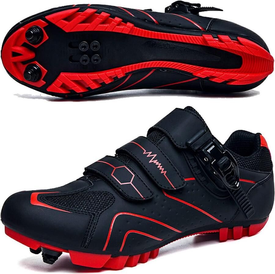 Professionele Fiets Schoenen SPD Compatibel voor Mountainbike en Racefiets