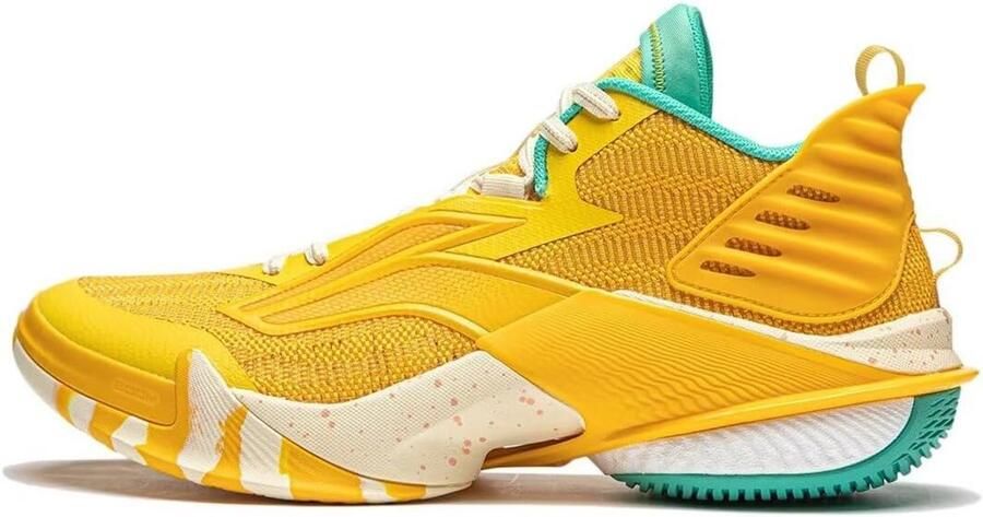 Professionele Heren Basketbalschoenen met Uitstekende Demping Stevige High-Cut Sportsneakers